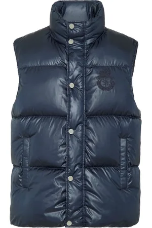BILLIONAIRE Logo-embroidered padded gilet