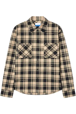 OFF-WHITE Plaid flannel shirt