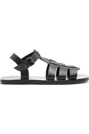 Ancient Greek Sandals Ektoras flat leather sandals