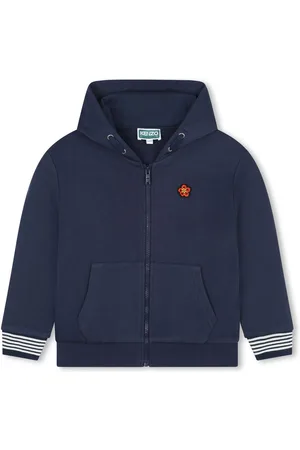 Kenzo Boke Flower-patch cotton jacket