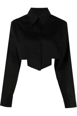 RXQUETTE Cropped cotton shirt
