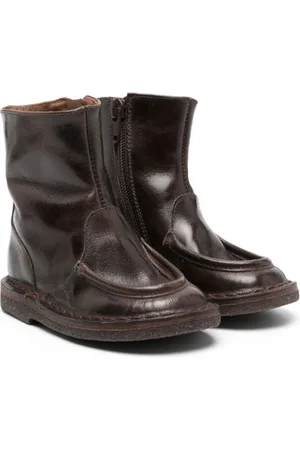 PèPè Round-toe leather ankle boots