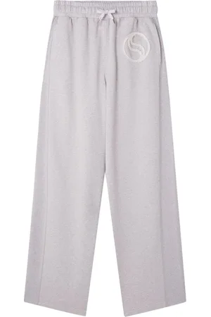 Stella McCartney S-Wave drawstring organic cotton track pants