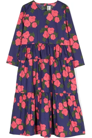 Mini Rodini Floral-print organic cotton dress