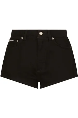 Dolce & Gabbana Logo-patch denim shorts