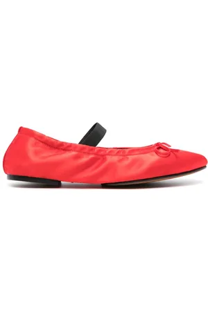 Ralph Lauren Polo Pony satin ballerina shoes