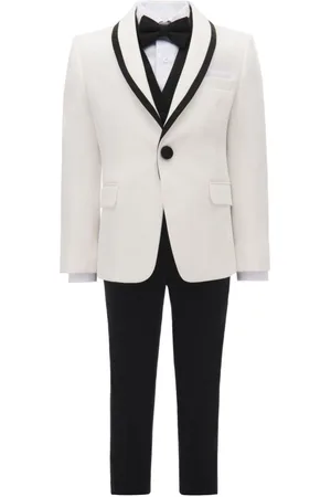 M. Moustache Contrasting-trim suit (set of five)