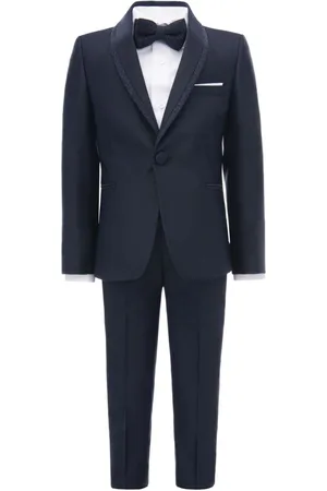 M. Moustache Glitter-trim suit (set of four)