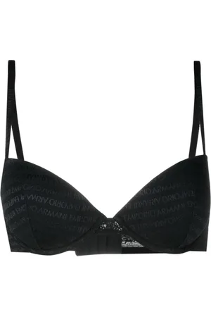 Emporio Armani Logo-jacquard padded bra