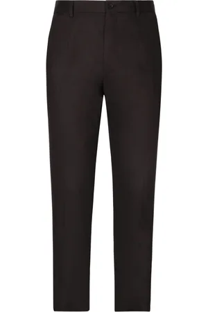 Dolce & Gabbana Slim-cut cotton trousers