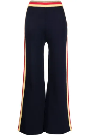 Paco rabanne Stripe-detail flared track pants