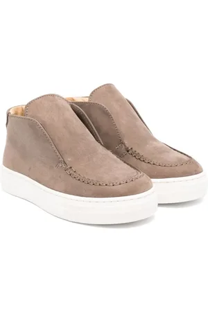 ANDREA MONTELPARE Leather slip-on ankle boots