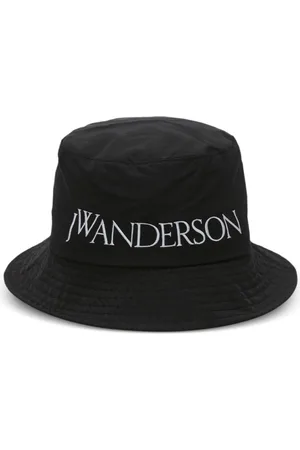 J.W.Anderson Logo-embroidered tonal-stitching bucket hat