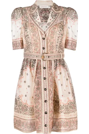 ZIMMERMANN Matchmaker paisley-print mini shirtdress