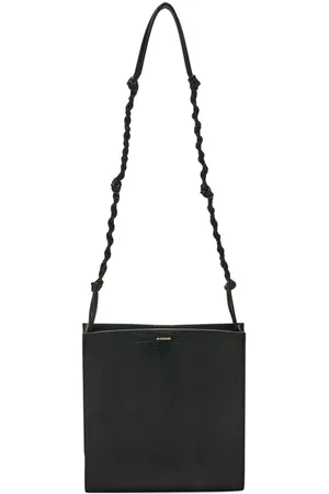 Jil Sander Medium Tangle lizard-embossed crossbody bag