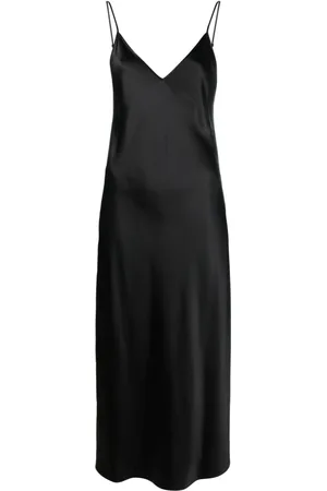 Joseph Clea silk satin flared dress
