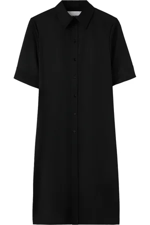 Jil Sander Wool gabardine long shirt