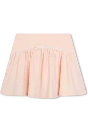 Chloé Ladder-stitch cotton skirt
