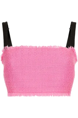 Dolce & Gabbana Rachel tweed cropped top