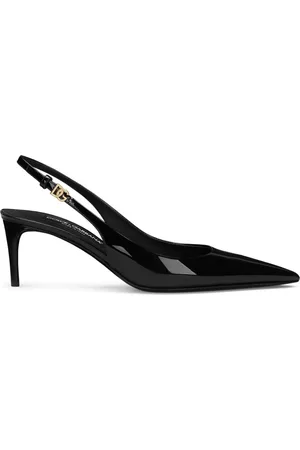 Dolce & Gabbana DG logo-buckle slingback pumps
