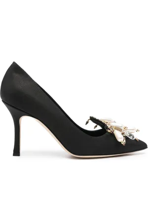 Manolo Blahnik Orientalia 90mm leather pumps