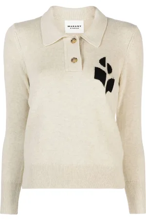 Marant Etoile Nola knitted polo sweatshirt