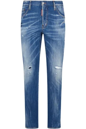 Dsquared2 Distressed slim-cut jeans