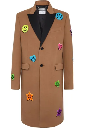 Philipp Plein Multi-patch single-breasted coat