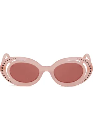 Marni Zion Canyon oval-frame sunglasses