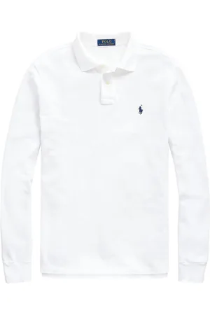 Ralph Lauren Logo embroidered long-sleeve polo shirt