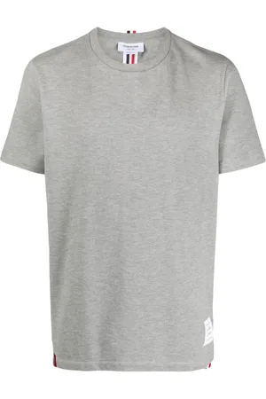 Thom Browne RWB-stripe piqué T-shirt
