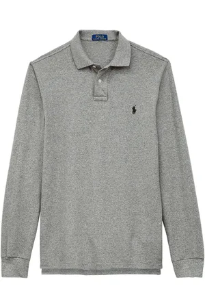Ralph Lauren Logo embroidered long-sleeve polo shirt