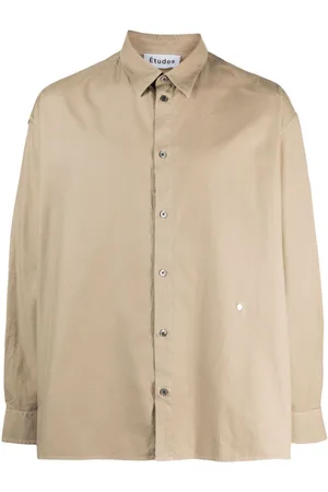 Etudes Destroyed Illusion cotton shirt