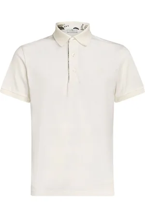 Etro Pegaso-embroidered cotton polo shirt