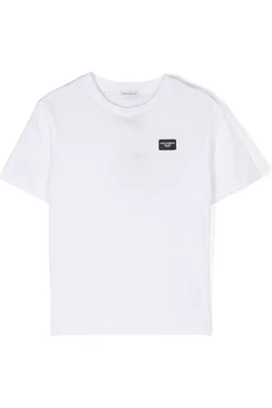 Dolce & Gabbana Logo-patch cotton T-shirt