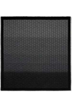 Philipp Plein Monogram-pattern gradient-effect scarf