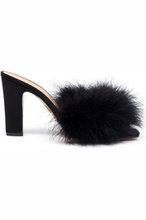 Maison Margiela Feather 90mm satin sandals