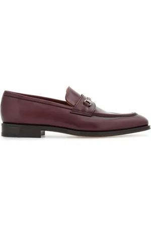 Salvatore Ferragamo Gancio-plaque leather loafers
