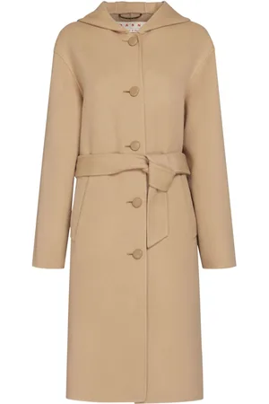 Marni Belted hooded coat
