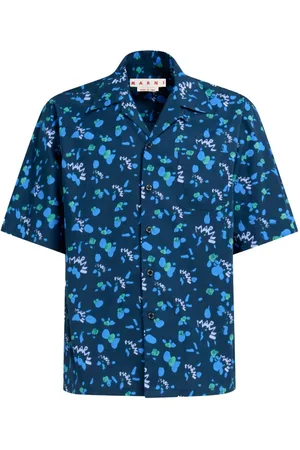 Marni Graphic-print cotton shirt