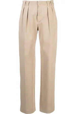 Brunello Cucinelli Tinto pleated boyfriend jeans