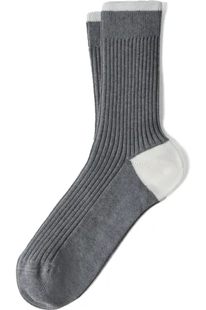 Brunello Cucinelli Ribbed-knit cotton socks