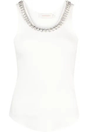 ZIMMERMANN Matchmaker rhinestone-embellished top