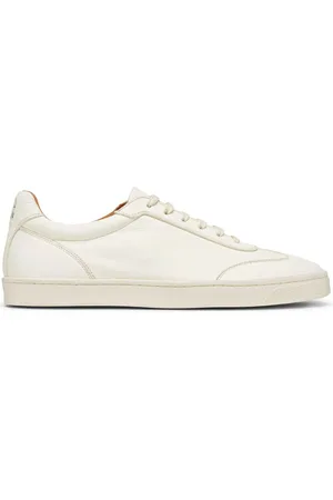 Brunello Cucinelli Logo-print panelled low-top sneakers