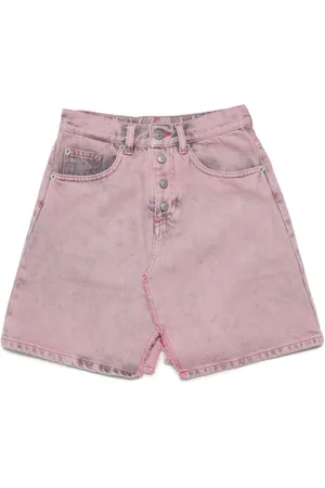 Maison Margiela Logo-patch denim skirt