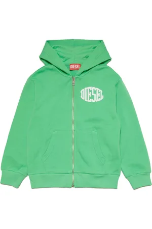 Diesel Logo-print cotton hoodie