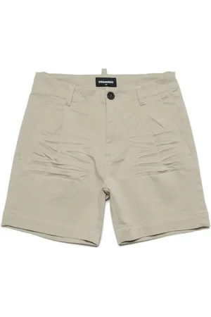 Dsquared2 Logo-appliqué cotton-blend shorts