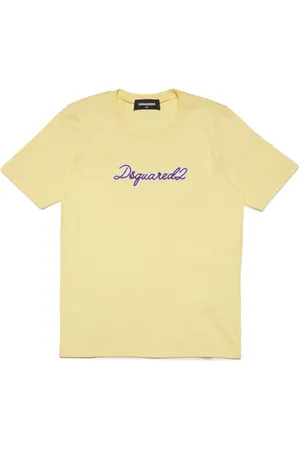 Dsquared2 Logo-embroidered cotton T-shirt