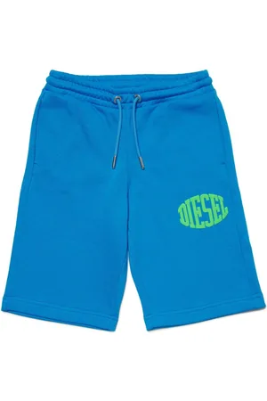 Diesel Logo-print cotton track shorts