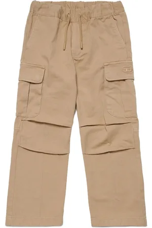 Diesel Oval D-embroidery cargo trousers